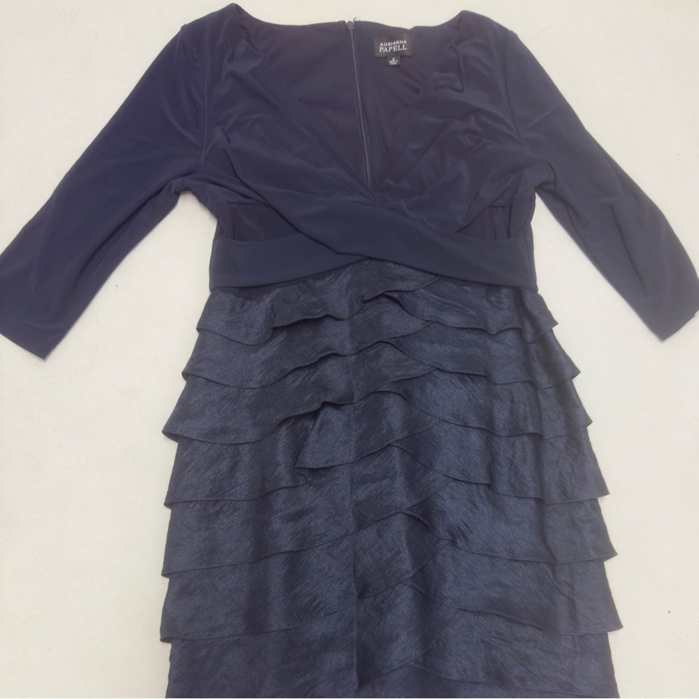 ADRIANNA PAPELL Matte Sheath Dress NWOT - Picture 9 of 9